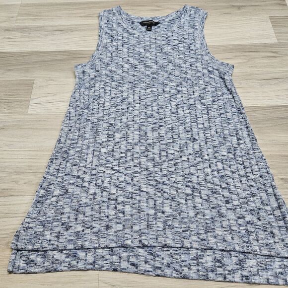 BANANA REPUBLIC Womens Blue Stretch Tank Shirt Size XS - Picture 2 of 6